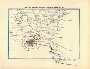 Chart XI, Galveston Hurricane. September 8, 1900. 8 A.M.
